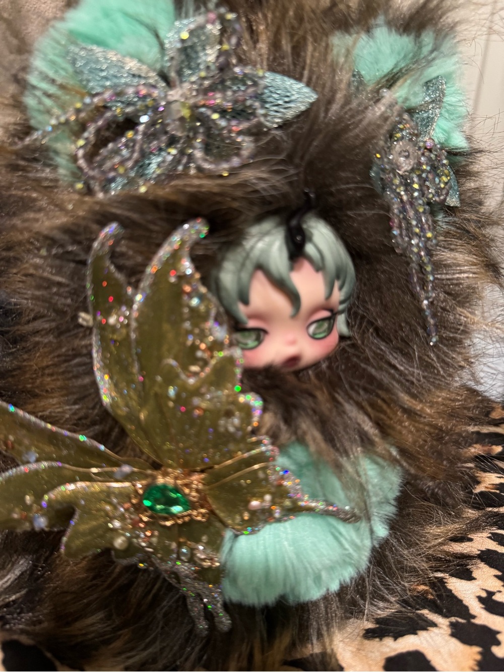 Plush Fur Custom Skullpqnda Butterfly with Accessories - Picture 9 of 10